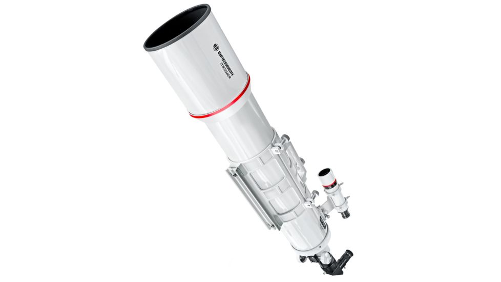 Bresser Messier AR-152S/760 f/5 Optical Tube Telescope Package w/ 760mm Focal , 2in Rack  Pinion Focuser, 8x50 Straight-through Finder,   26mm Super Plossl Eyepiece,  Mounting Rings BR-AR152760