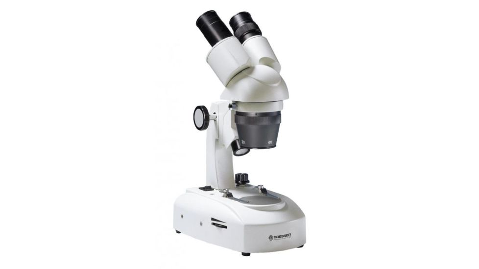Bresser Researcher ICD LED 20x-80x Stereo Microscope w/Swivel Binocular Attachment 5803100