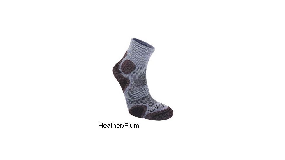 Bridgedale Xhale Trail D Ws Sock - Heather/Plum M