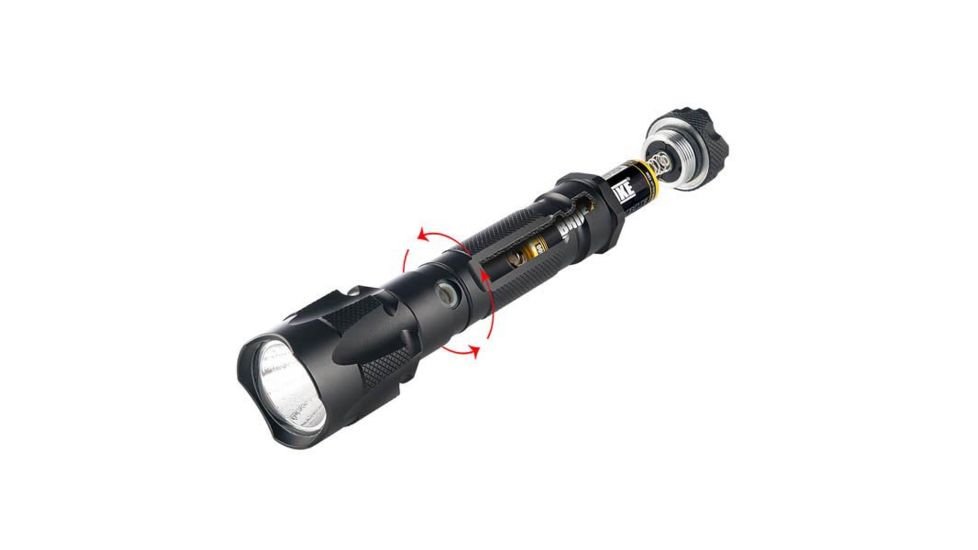 Brite Strike Technologies RHIGHT Duty Light, Black,  600 lm, BS 3.7v Lithium Ion Cell BSRHIGHT-MHLS