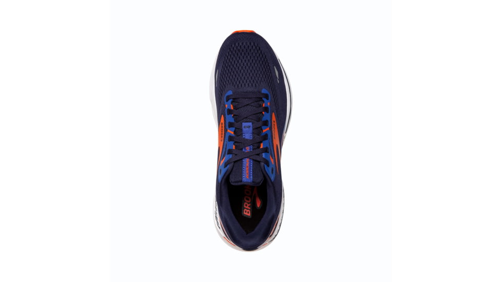 Brooks Adrenaline GTS 23 Trail Runnung Shoes - Mens, Peacoat/Orange/Surf the Web, 12.5, 1103911D438.125
