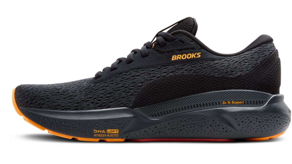 Brooks Adrenaline GTS 24 Road Running Shoes - Mens, Black/Ebony/Burnt Sienna, 10.0 US/Medium, 1104371D066.100