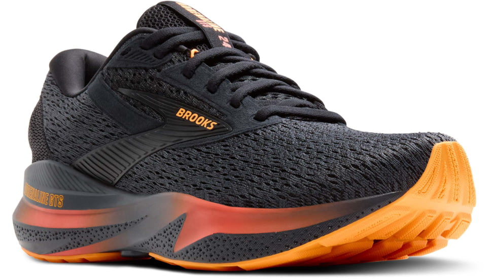 Brooks Adrenaline GTS 24 Road Running Shoes - Mens, Black/Ebony/Burnt Sienna, 10.0 US/Medium, 1104371D066.100