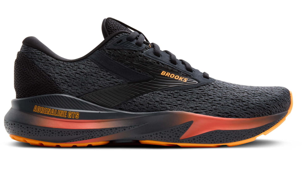 Brooks Adrenaline GTS 24 Road Running Shoes - Mens, Black/Ebony/Burnt Sienna, 10.0 US/Medium, 1104371D066.100