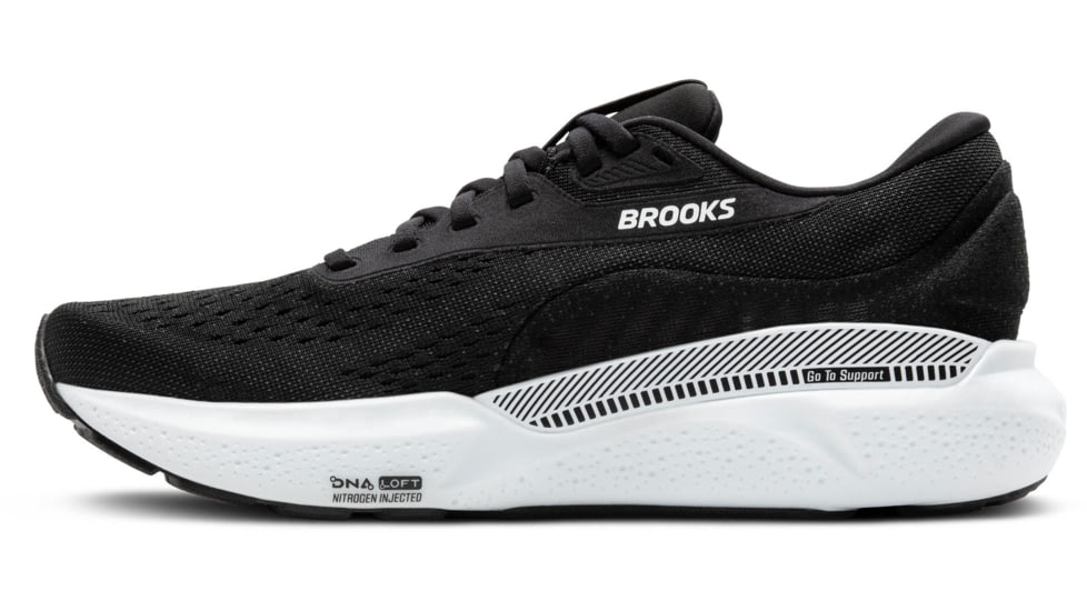 Brooks Adrenaline GTS 24 Road Running Shoes - Mens, Black/White, 10.0 US/Medium, 1104371D087.100