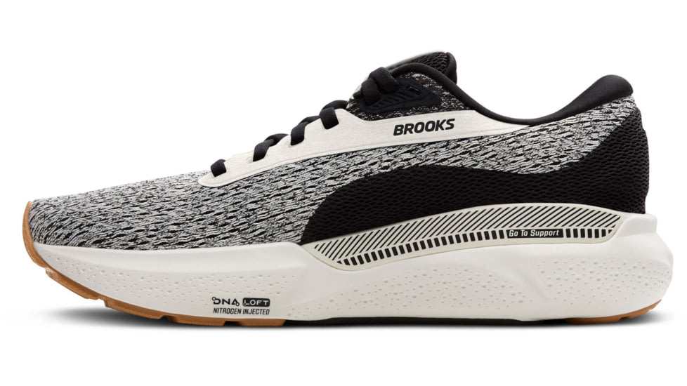 Brooks Adrenaline GTS 24 Road Running Shoes - Mens, Coconut/Black/Biscuit, 9.5 US/Medium, 1104371D132.095