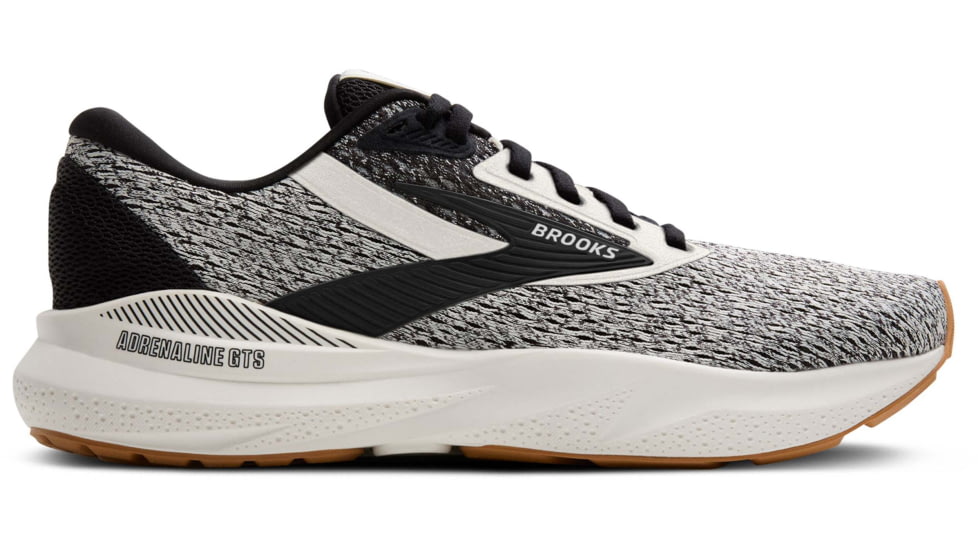 Brooks Adrenaline GTS 24 Road Running Shoes - Mens, Coconut/Black/Biscuit, 9.5 US/Medium, 1104371D132.095
