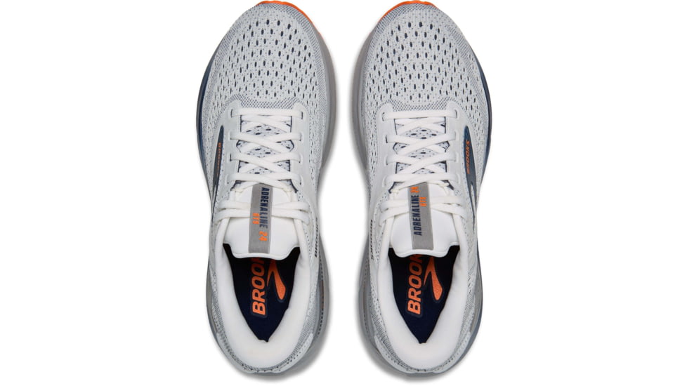 Brooks Adrenaline GTS 24 Road Running Shoes - Mens, White/Peacoat/Alloy, 11.5 US/Medium, 1104371D129.115