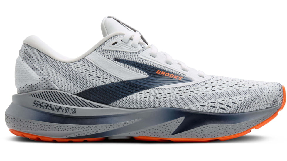 Brooks Adrenaline GTS 24 Road Running Shoes - Mens, White/Peacoat/Alloy, 11.5 US/Medium, 1104371D129.115