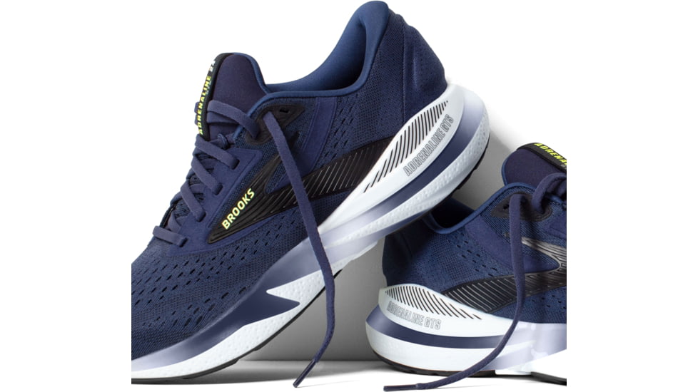 Brooks Adrenaline GTS 24 Running Shoes - Mens, Peacoat/Black/Sharp Green, 10.5 US, 1104371D423.105