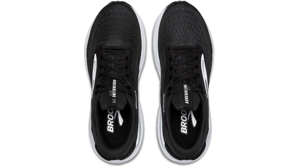 Brooks Adrenaline GTS 25 - Mens Road Running Shoes, Black/Grey/White, 10.5 US, 1104542E090.105