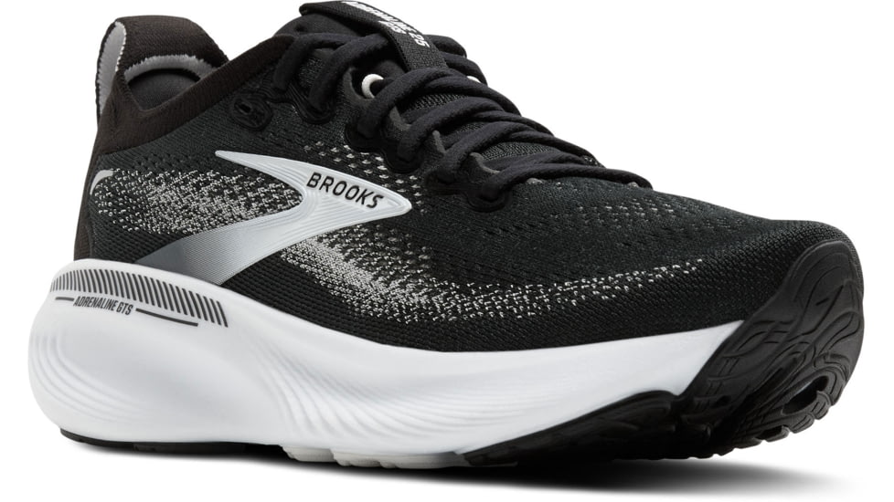 Brooks Adrenaline GTS 25 Road Running Shoes - Mens, Black/Grey/White, 11, 1D, 1104541D090.110