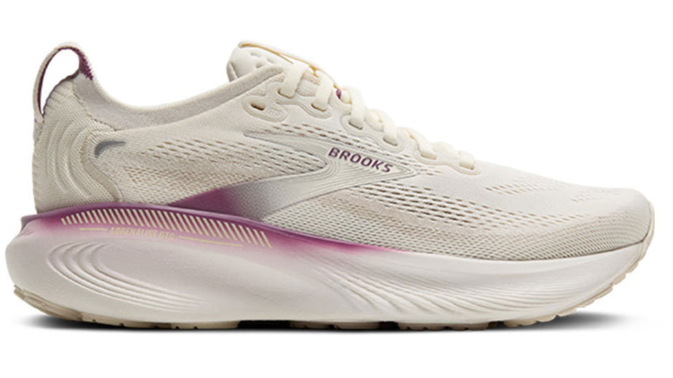 Brooks Adrenaline GTS 25 - Womens Road Running Shoes, Coconut/Argyle, 10 US, 1204431B128.100