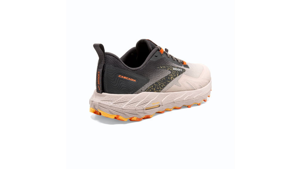 Brooks Cascadia 17 Trail Running Shoes - Mens, Chateau Grey/Forged Iron, 12.5, 1104031D238.125