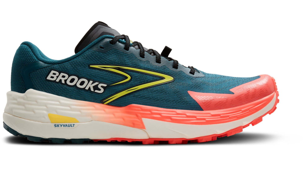 Brooks Catamount 4 Trailrunning Shoes - Mens, Legion Blue/Celestial/Flame, 10.0 US/Medium, 1104411D407.100