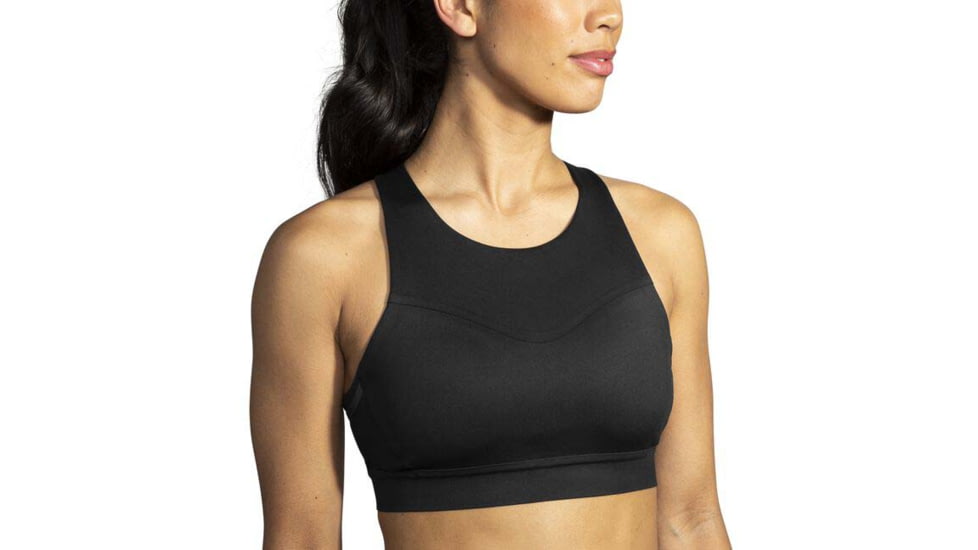 Brooks Drive 3 Pocket Run Bra - Womens, Black, 38AB, 350080001.038AB