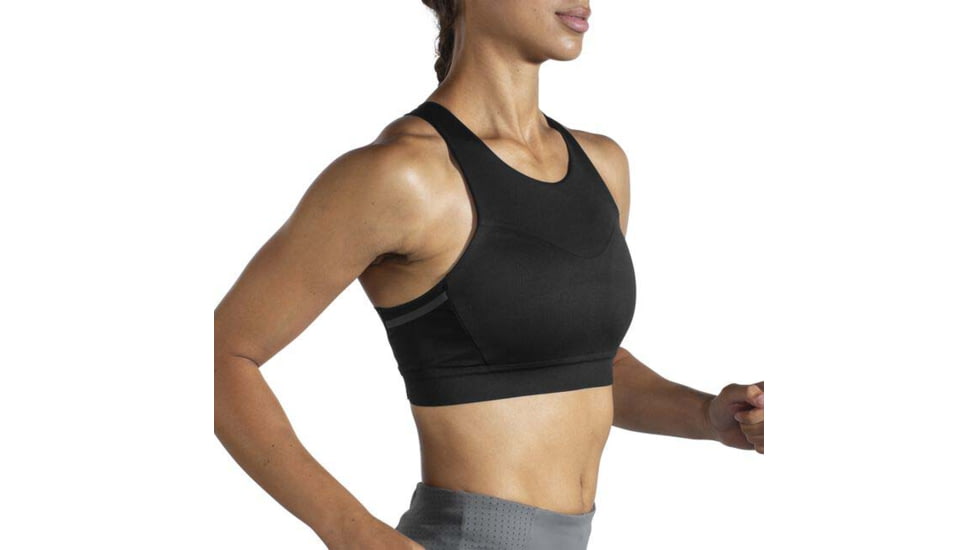 Brooks Drive 3 Pocket Run Bra - Womens, Black, 38AB, 350080001.038AB