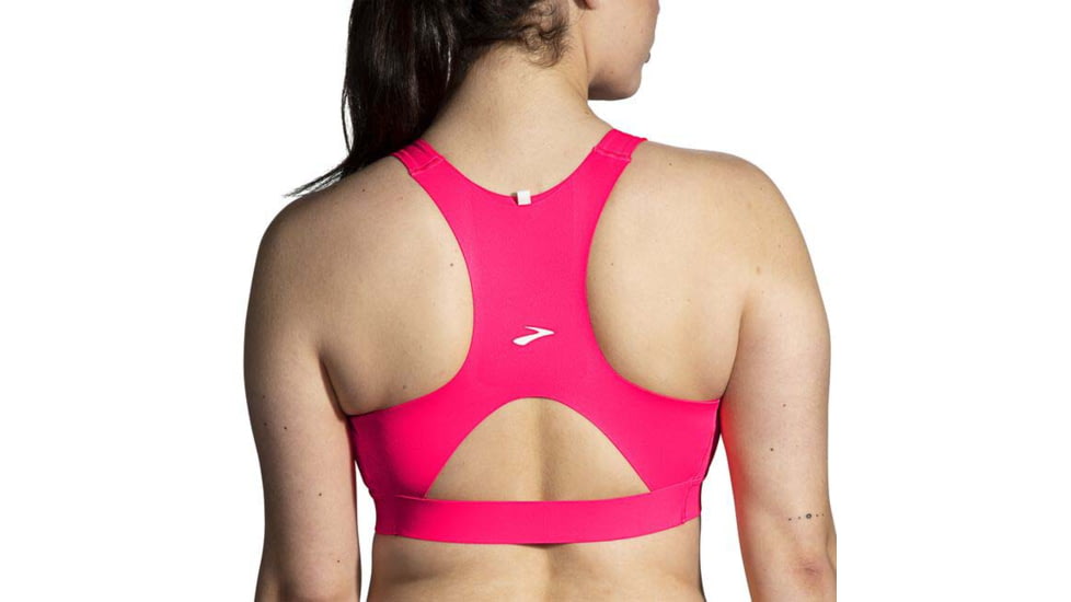 Brooks Drive 3 Pocket Run Bra - Womens, Hyper Pink, 30AB, 350080620.030AB
