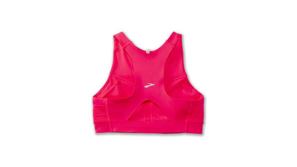 Brooks Drive 3 Pocket Run Bra - Womens, Hyper Pink, 30AB, 350080620.030AB