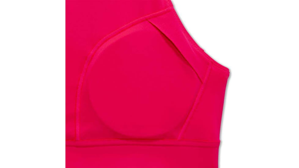 Brooks Drive 3 Pocket Run Bra - Womens, Hyper Pink, 30AB, 350080620.030AB