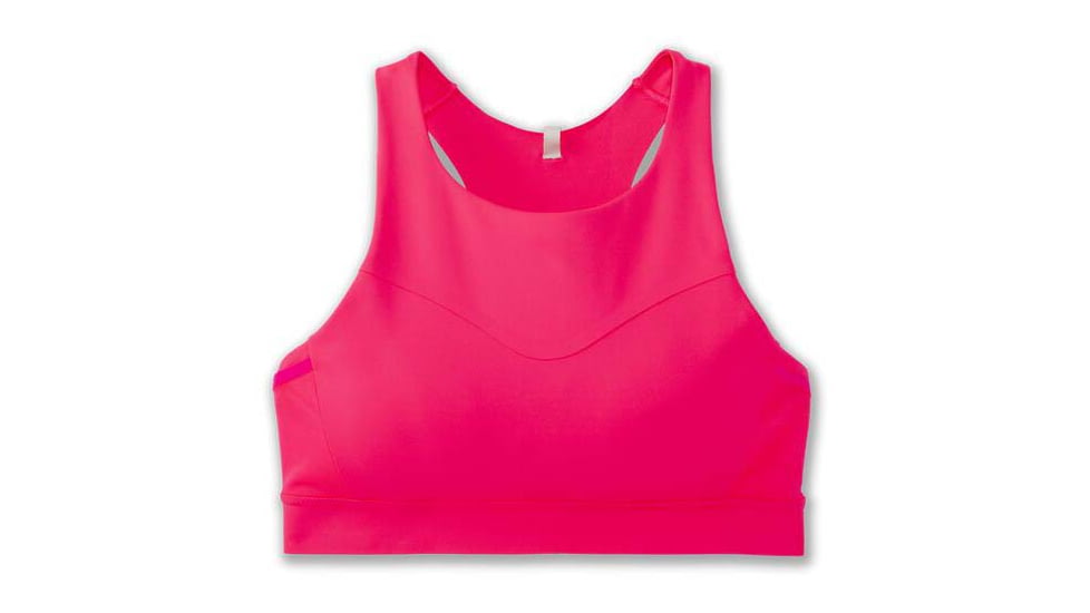 Brooks Drive 3 Pocket Run Bra - Womens, Hyper Pink, 30AB, 350080620.030AB