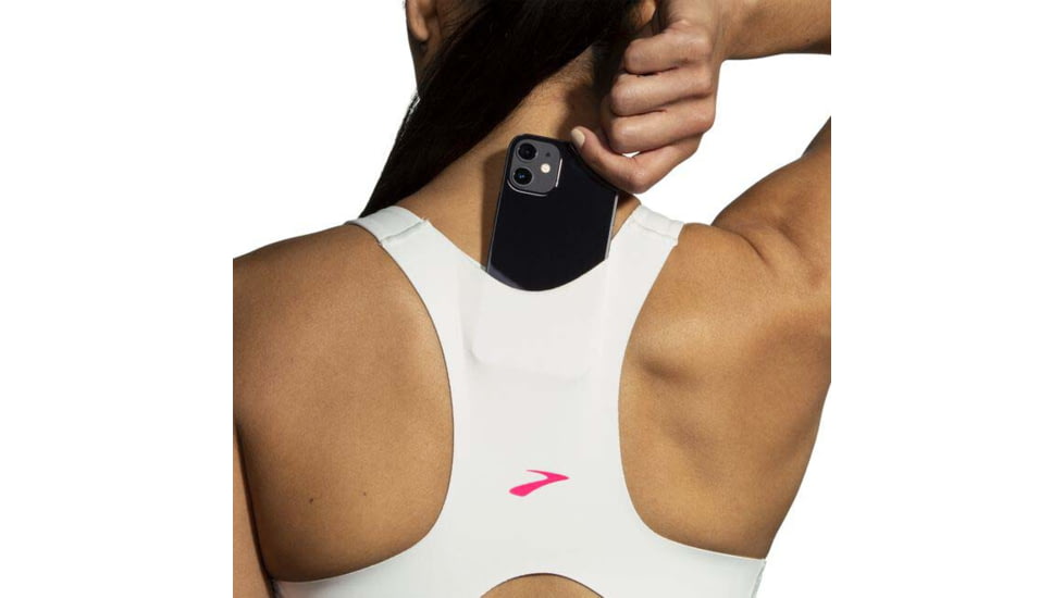 Brooks Drive 3 Pocket Run Bra - Womens, Mint Mix, 34AB, 350080357.034AB