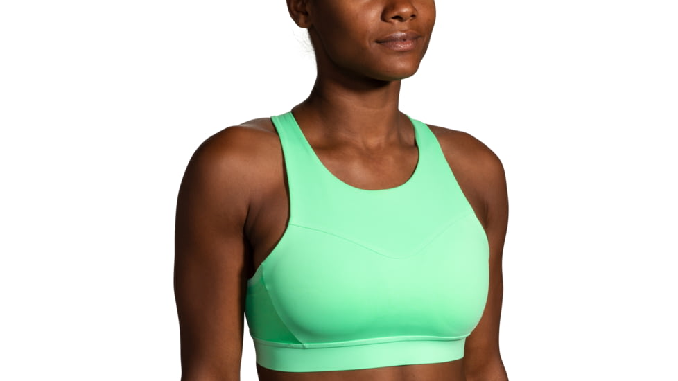 Brooks Drive 3 Pocket Run Bra - Womens, Neo Green, 32AB, 350080328.032AB