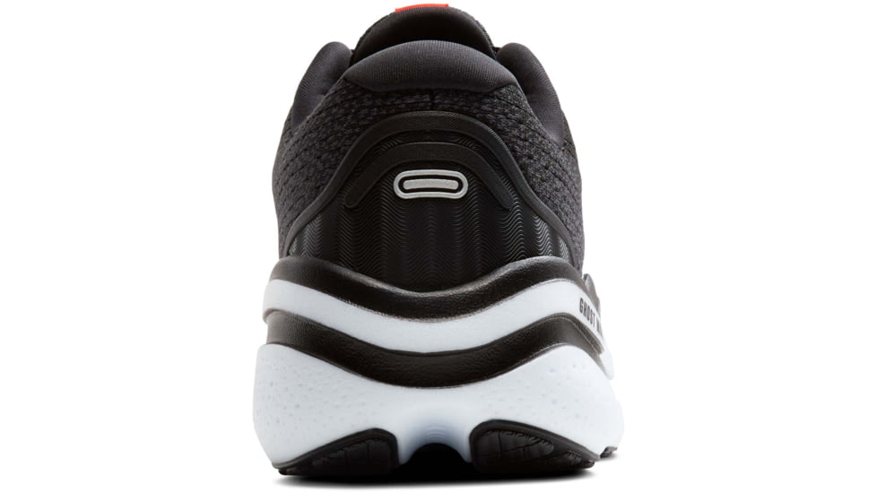 Brooks Ghost Max 2 Road Running Shoes - Mens, Black/White/Fiery Red, 9.0 US/Medium, 1104311D027.090