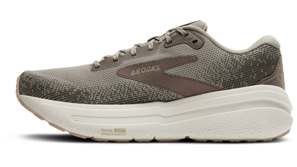 Brooks Ghost Max 2 Road Running Shoes - Mens, London Fog/Falcon/Coconut, 9.0 US/Medium, 1104311D240.090