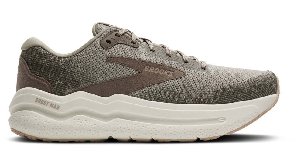 Brooks Ghost Max 2 Road Running Shoes - Mens, London Fog/Falcon/Coconut, 9.0 US/Medium, 1104311D240.090