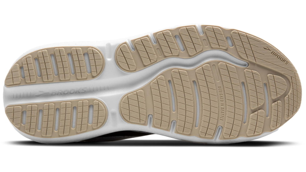Brooks Ghost Max 2 Road Running Shoes - Mens, White/Pelican/Oyster, 9.0 US/Medium, 1104311D125.090