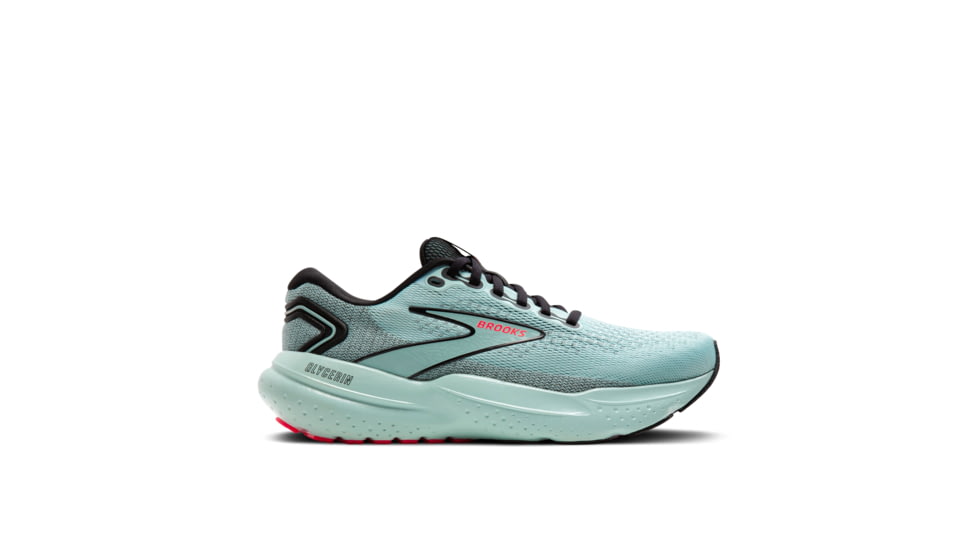 Brooks Glycerin 21 Running Shoes - Womens, Cloud/Black/Pink, 8, 1204081B410.080