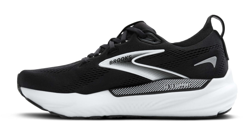 Brooks Glycerin GTS 22 Road Running Shoes - Womens, Black/Grey/White, 6.0 US/Medium, 1204351B090.060
