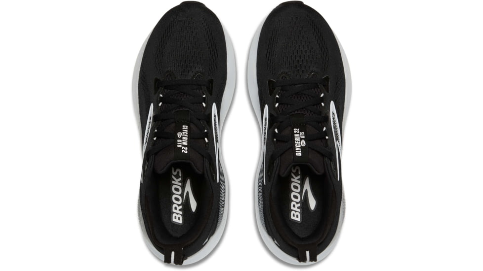 Brooks Glycerin GTS 22 Road Running Shoes - Womens, Black/Grey/White, 6.0 US/Medium, 1204351B090.060