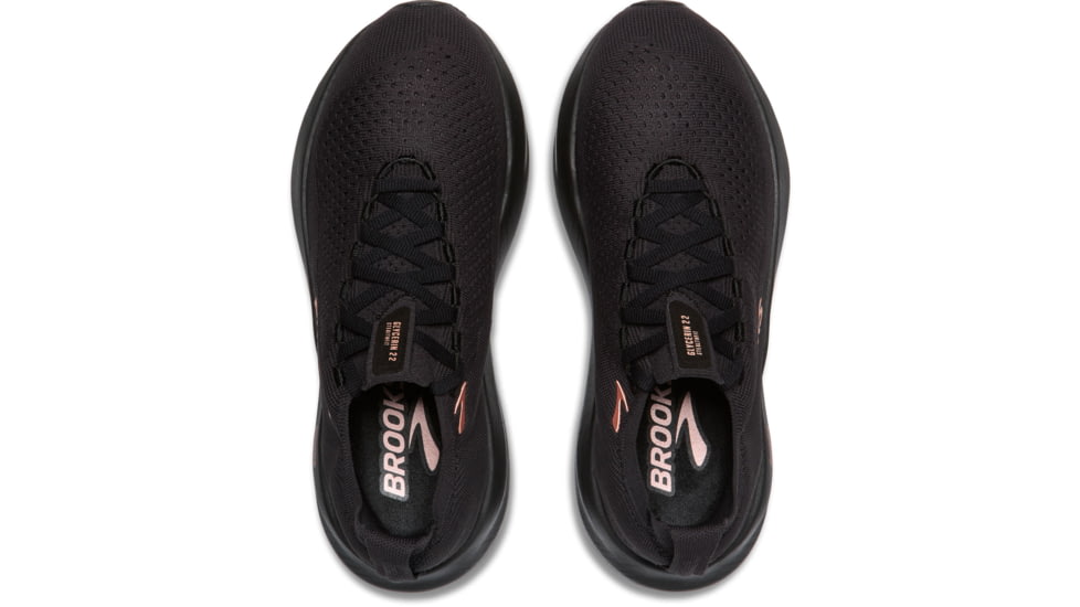 Brooks Glycerin StealthFit 22 Road Running Shoes - Womens, Black/Grey/Rose Gold, 6.5, 1B, 1204371B068.065