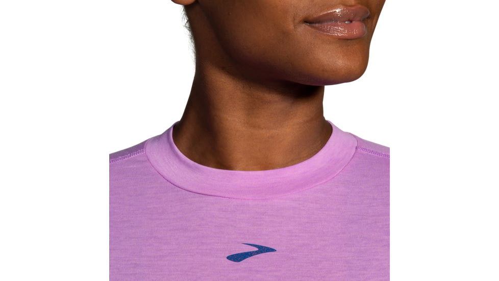 Brooks High Point Long Sleeve - Womens, Bright Purple, Large, 221637558.035