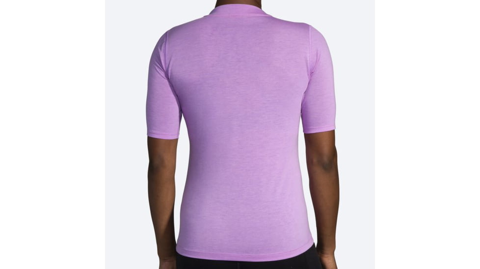 Brooks High Point Short Sleeve - Womens, Bright Purple, Small, 221638558.025