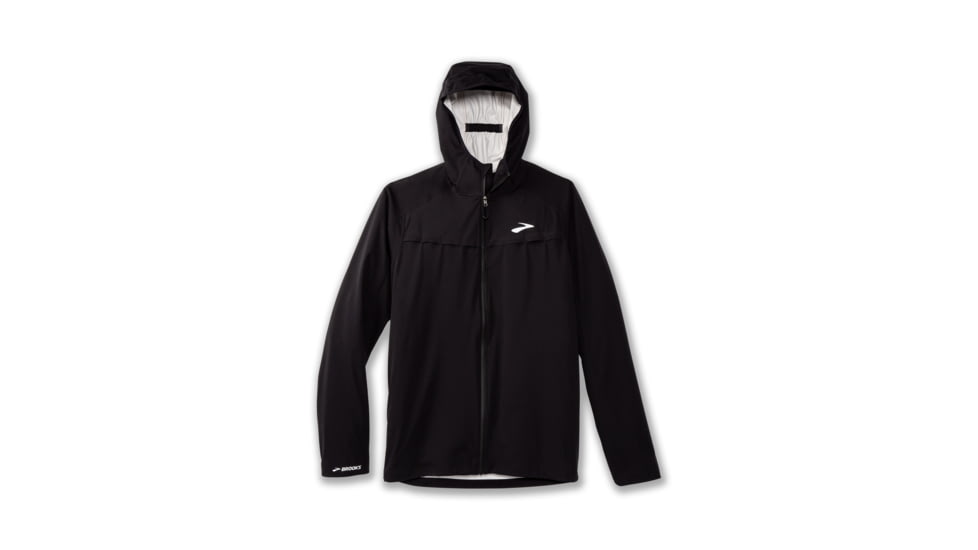 Brooks High Point Waterproof Jacket - Mens, Black, XL, 211448001.040