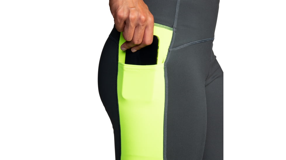 Brooks Run Visible Thermal Tight - Womens, Asphalt/Nightlife, Extra Small, 221640044.020