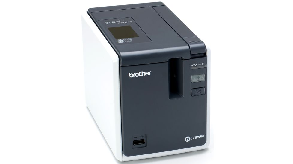 Brother Mobile Solutions Network Version PT-9800 Desktop Barcode and Identification Printer