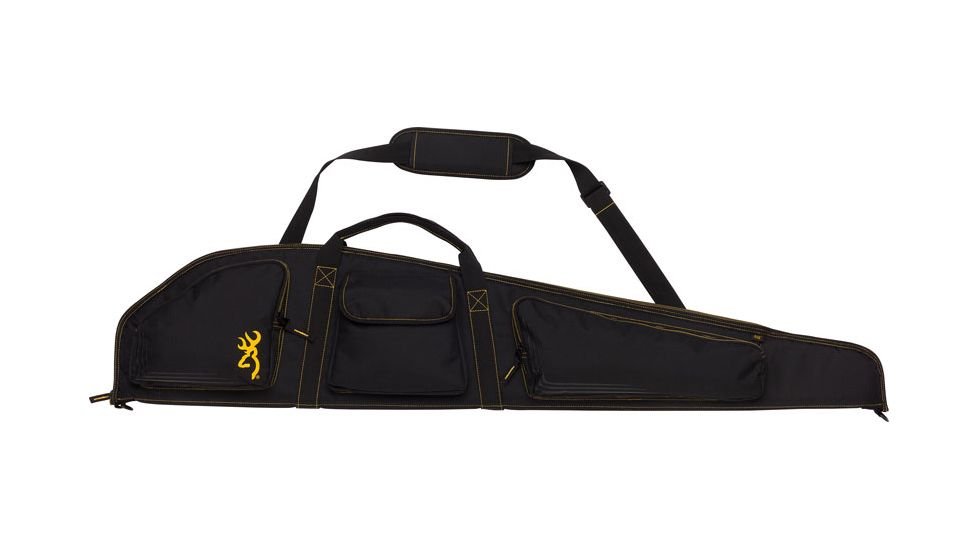 Browning BG Buck Mark Logo Rifle Gun Case w/Sling, 48in, Black/Gold, 1419589901