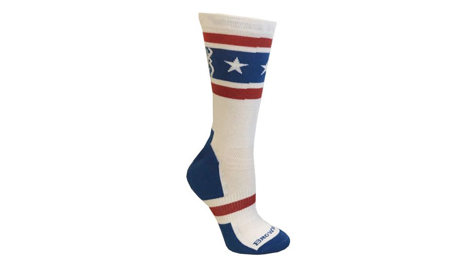Browning Bg Unisex America Red White &amp; Blue Socks Medium Calf Height
