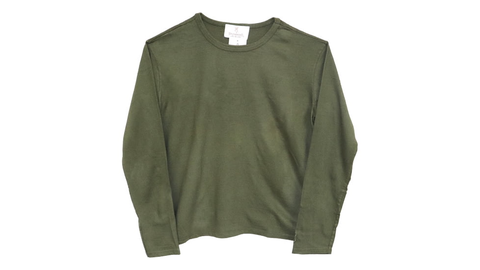 Browning Bg Women's Petite Longsleeve Buck Shirt Lrg Spruce Green