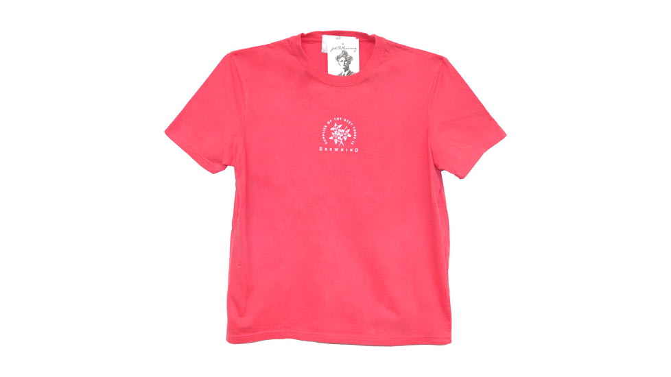 Browning Bg Women's Ss T-shirt Wildflowers Large Pink