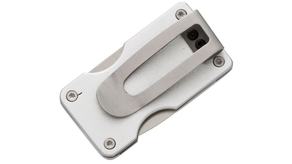 Browning Buckmark Money Clip Knife,Silver 3220122