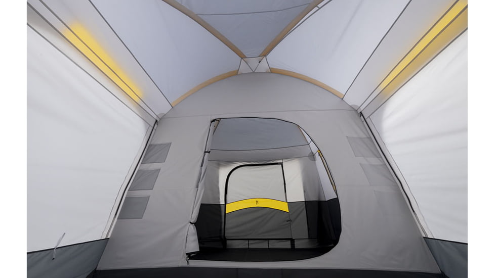 Browning Camping Big Horn 5-Person Tent &amp; Screen Room, Charcoal/Gray, 5591510