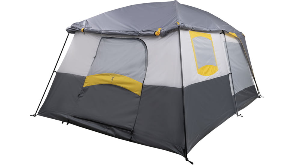 Browning Camping Big Horn 5-Person Tent &amp; Screen Room, Charcoal/Gray, 5591510