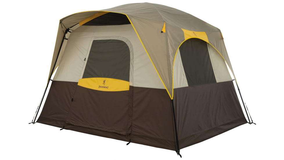 Browning Camping Big Horn 5 Tent, Gray/Gold, 5596699