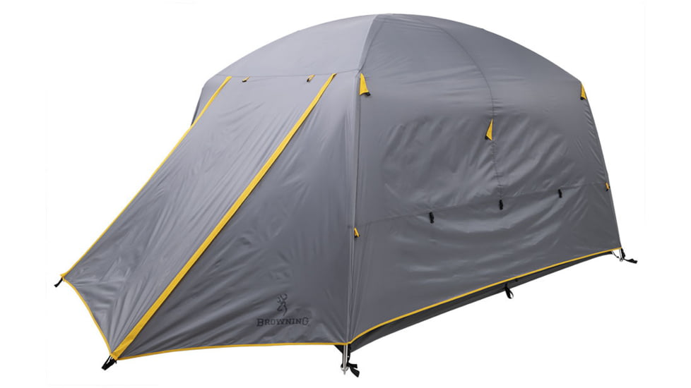 Browning Camping Glacier 4-Person Tent, Charcoal/Gray, 5492736