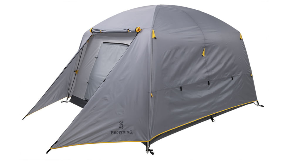 Browning Camping Glacier 4-Person Tent, Charcoal/Gray, 5492736